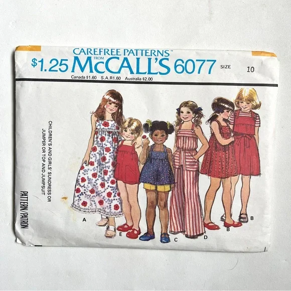 6 McCall's Vintage Sewing Patterns Kids Clothing Collections - both genders. New - Picture 5 of 9